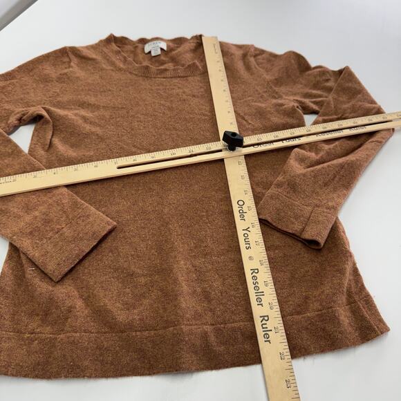 J.Crew Sweater Womens XX Small Brown Teddie Knit Cotton Wool Blend - Picture 8 of 8